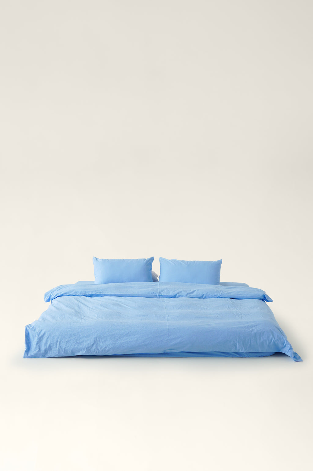 Washed cotton bedding Sky
