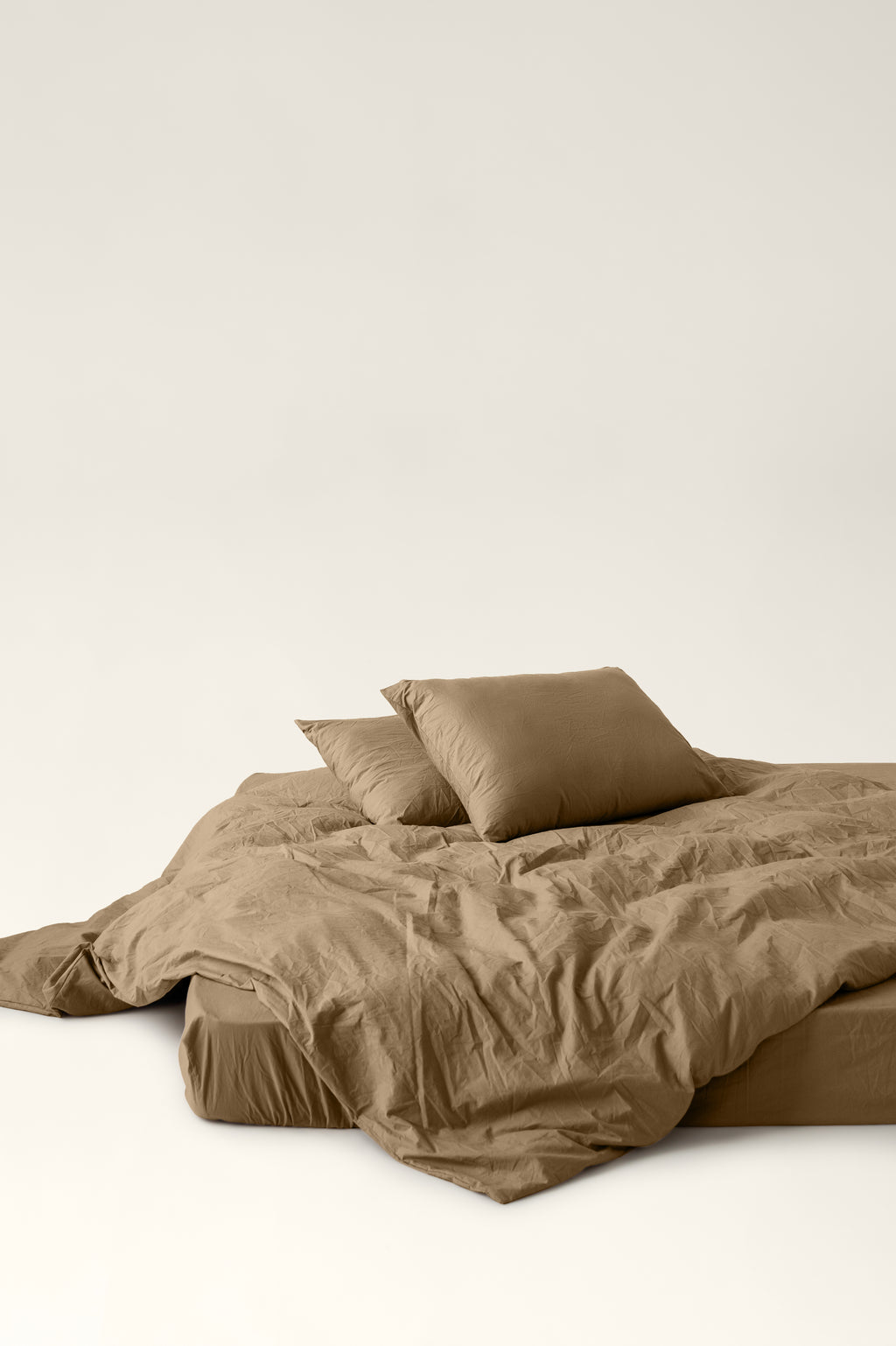 Washed cotton bedding Amber