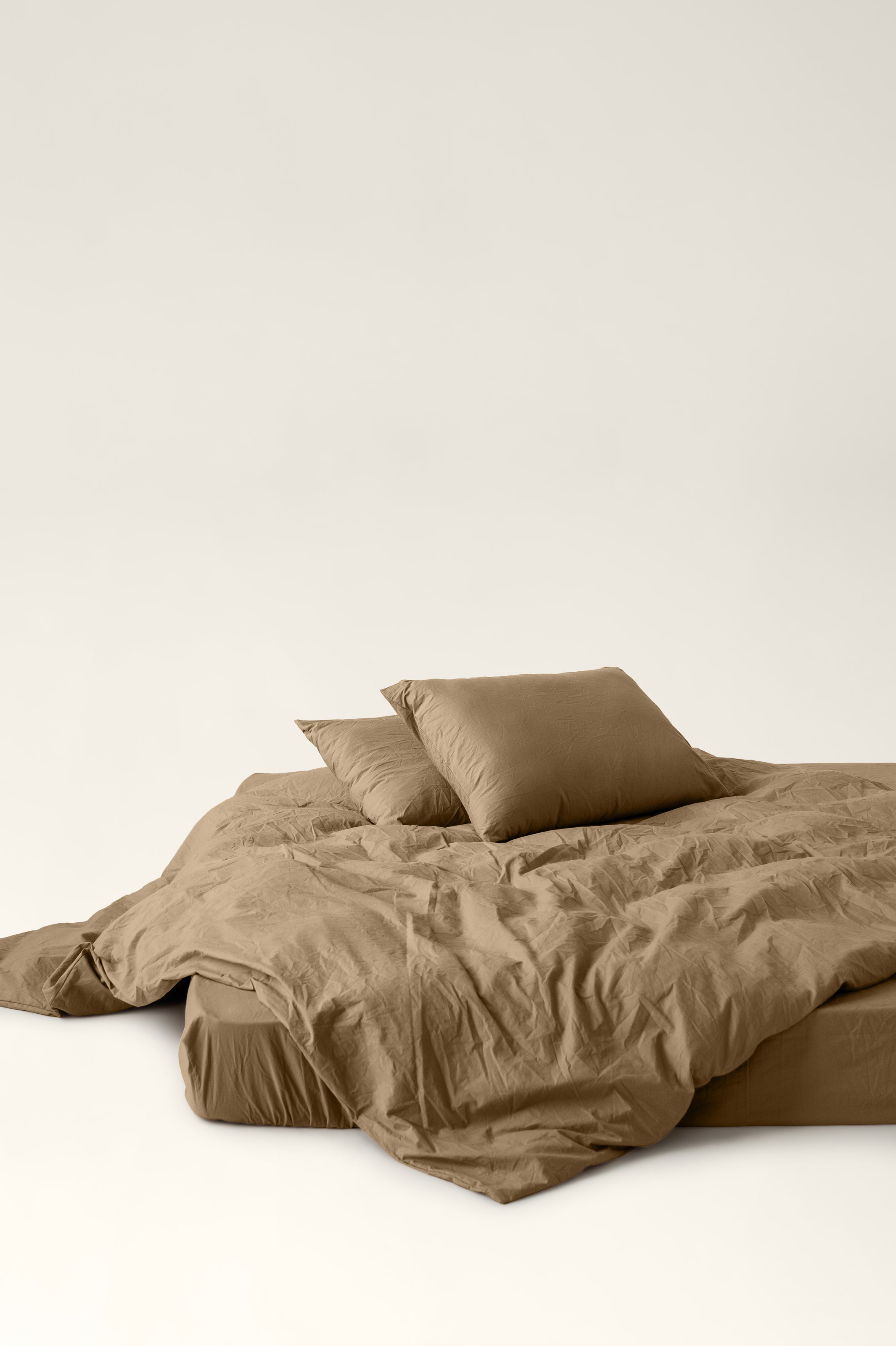 Washed cotton bedding Amber