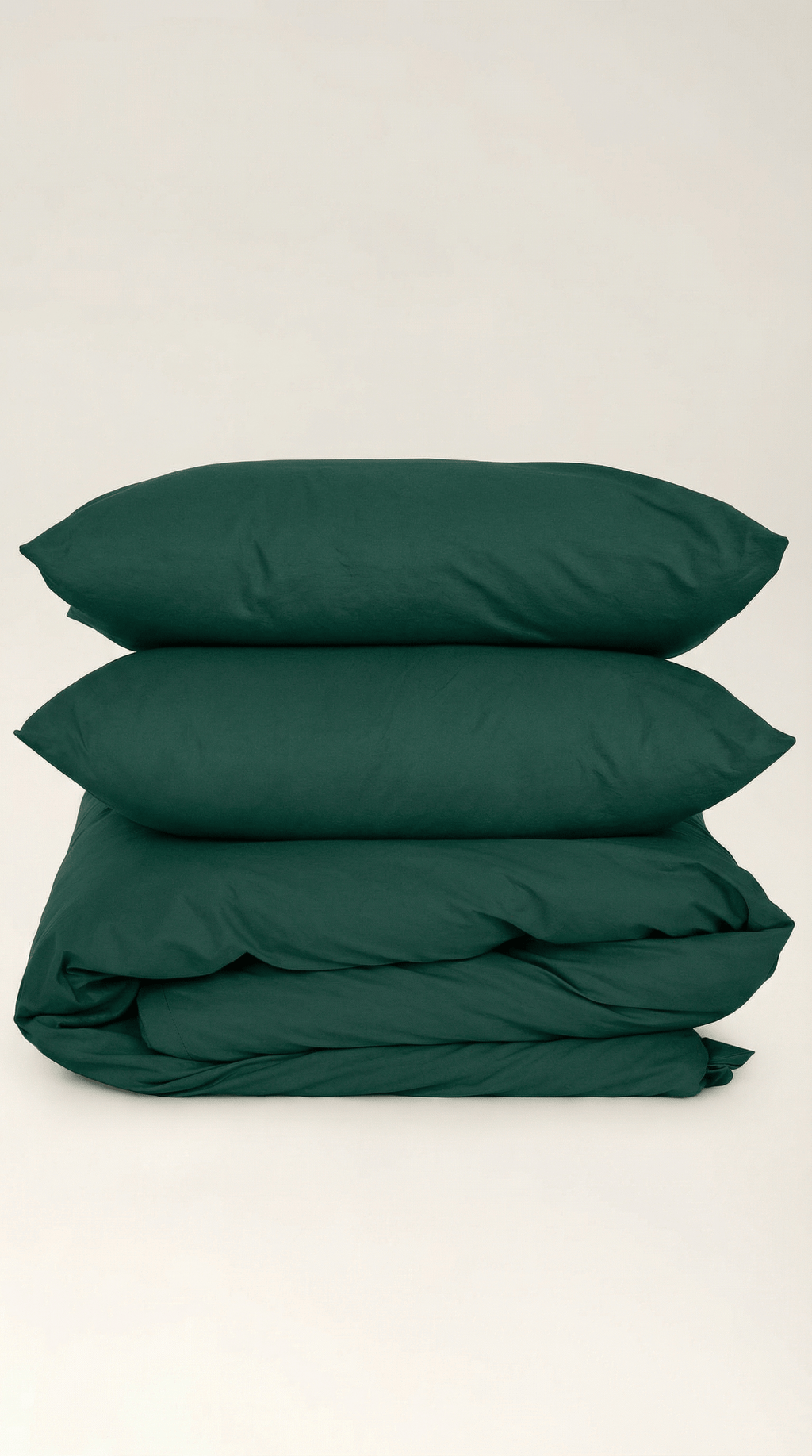 Washed cotton bedding Moss