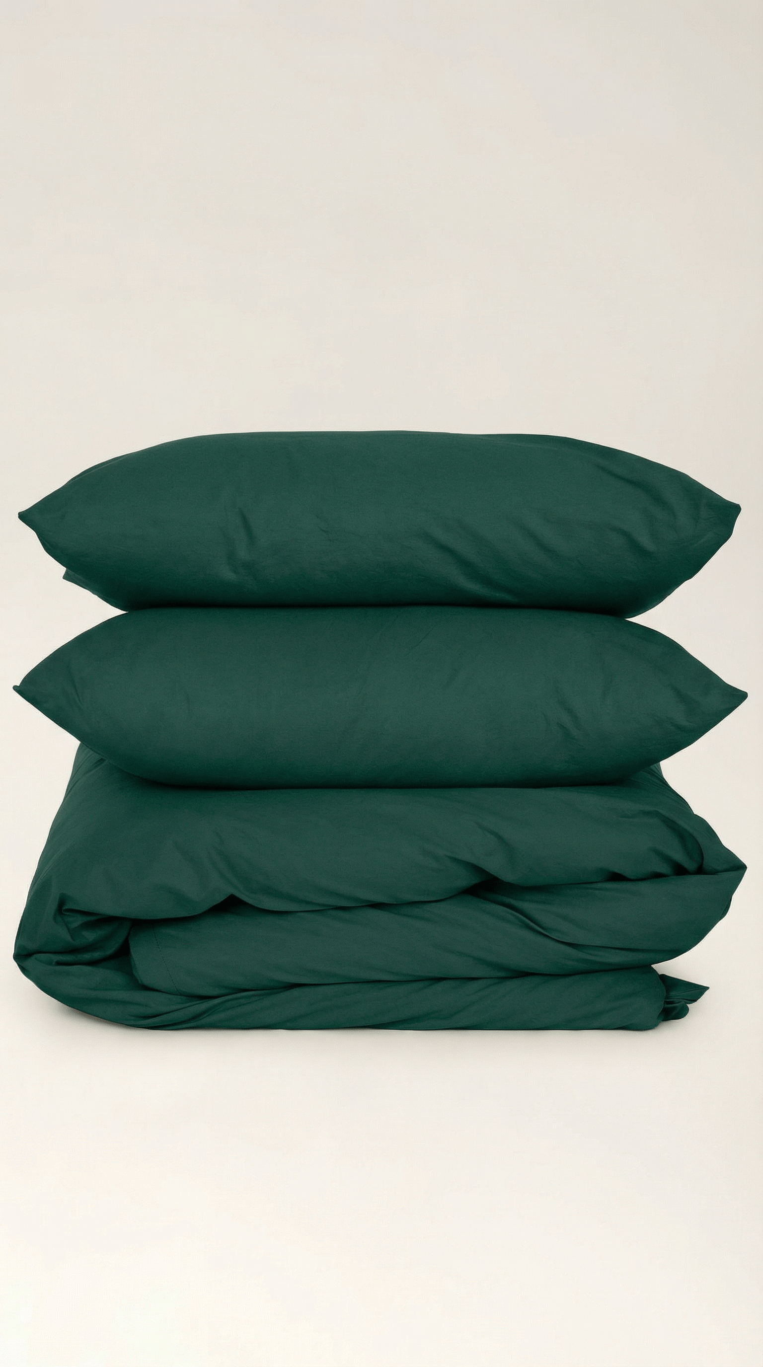 Washed cotton bedding Moss