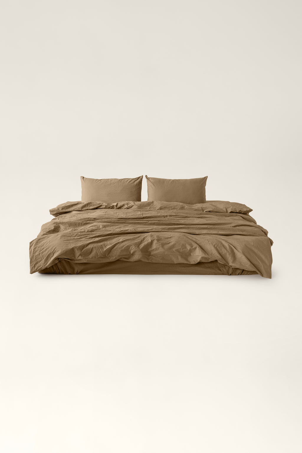 Washed cotton bedding Amber