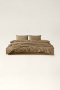 Washed cotton bedding Amber