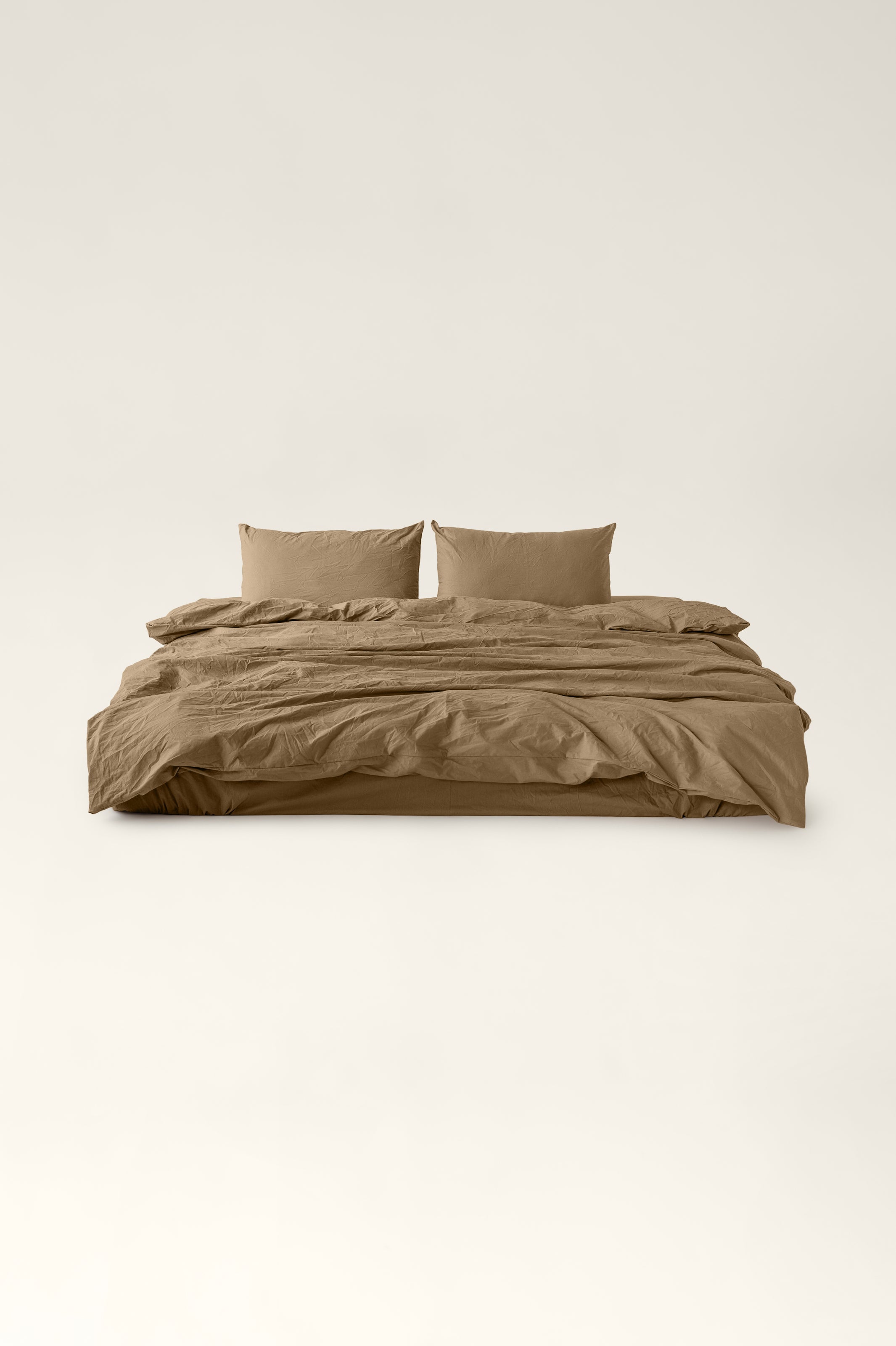 Washed cotton bedding Amber
