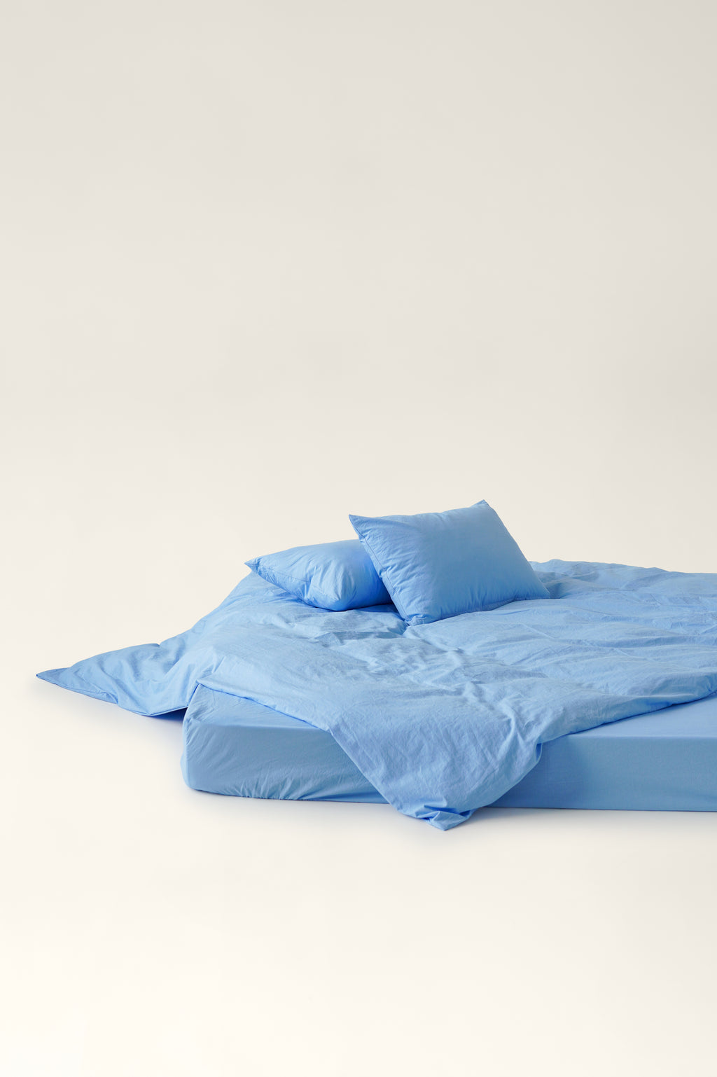 Washed cotton bedding Sky