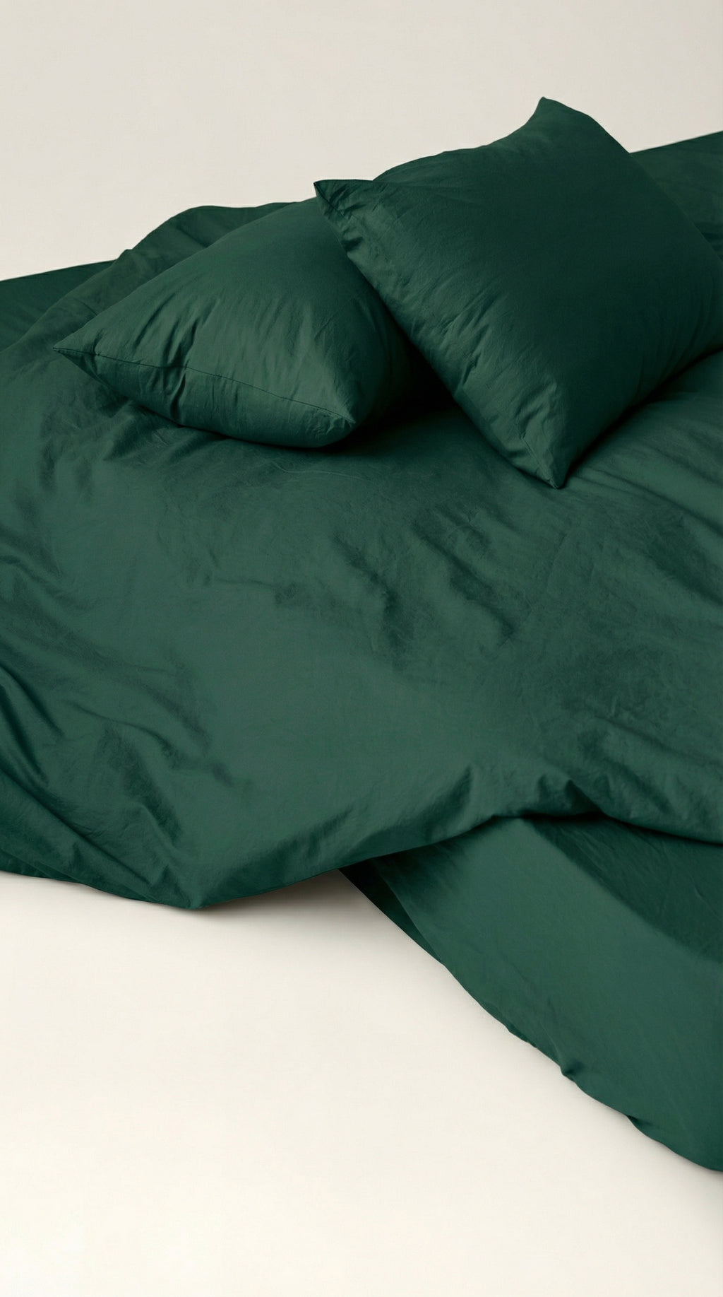 Washed cotton bedding Moss
