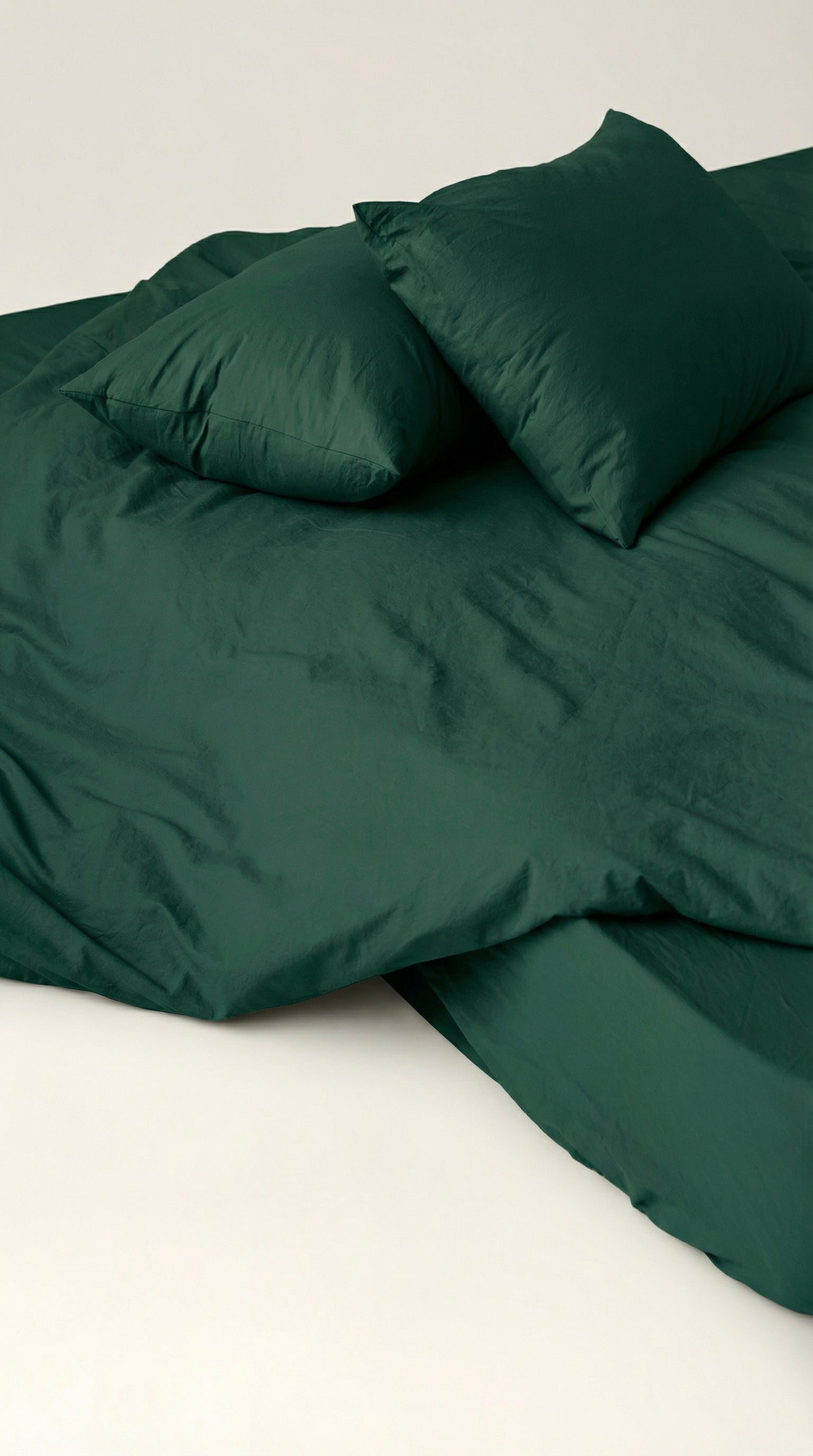Washed cotton bedding Moss