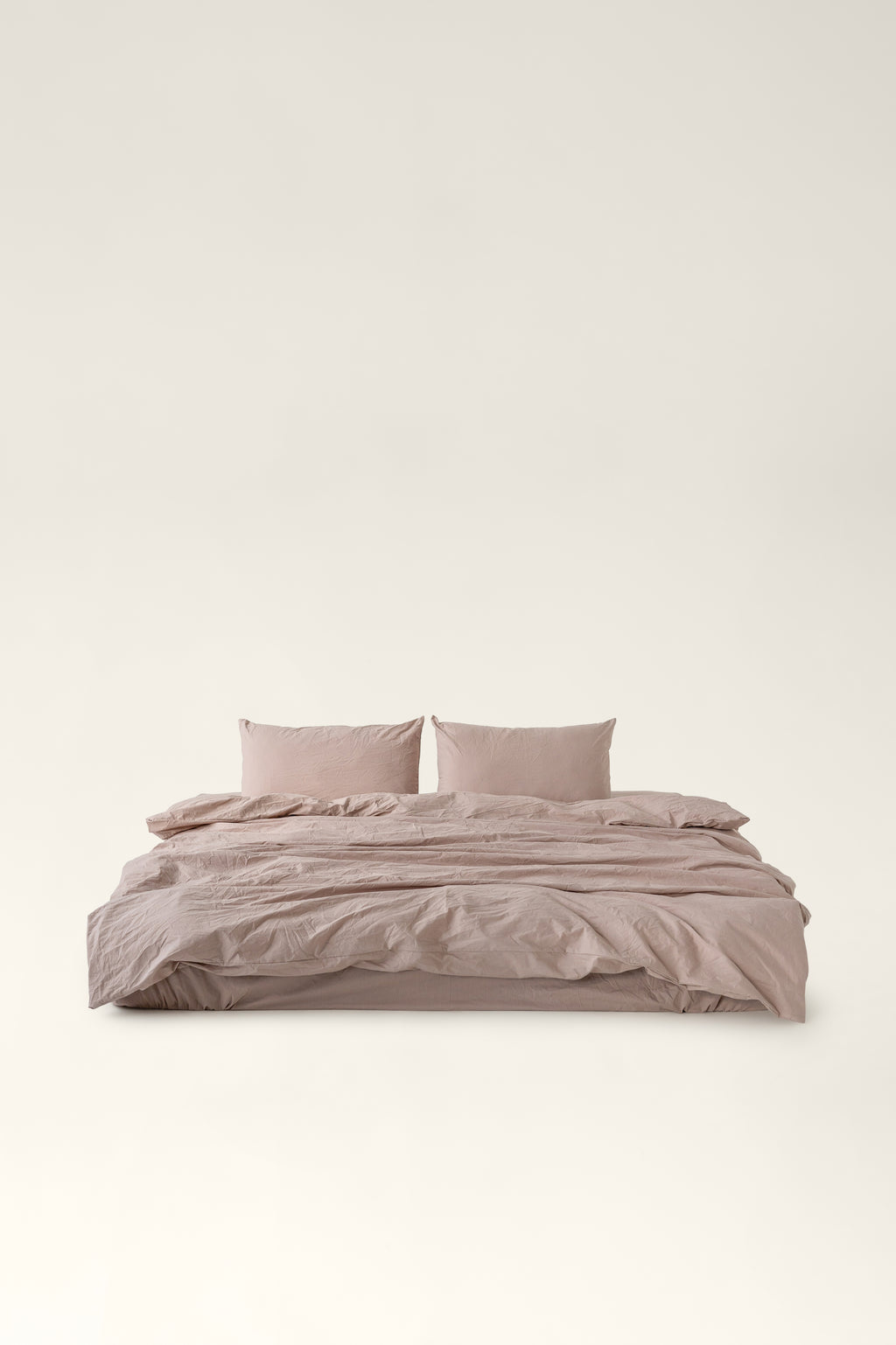 Washed cotton pillowcases Sand