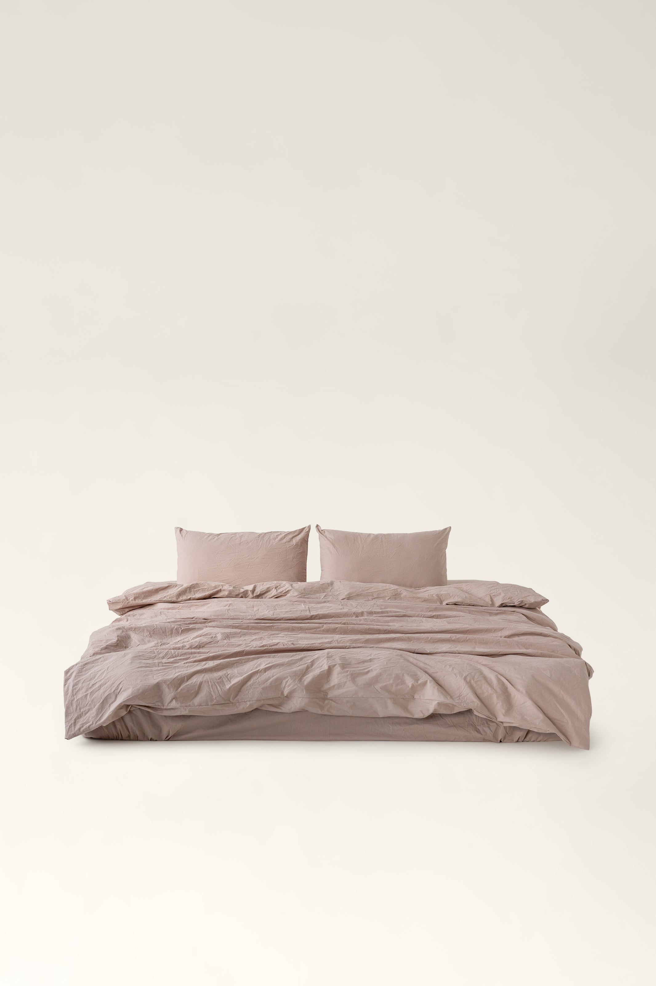 Washed cotton pillowcases Sand