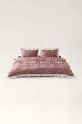 Satin bedding with ruffles Altea