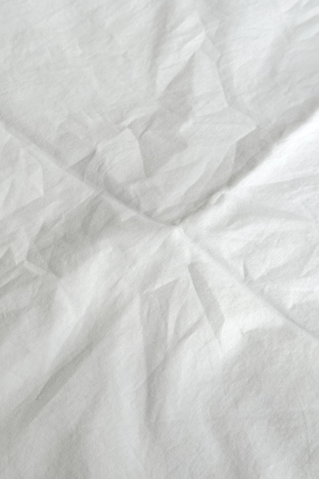 Washed cotton duvet cover with ruffles Cloud