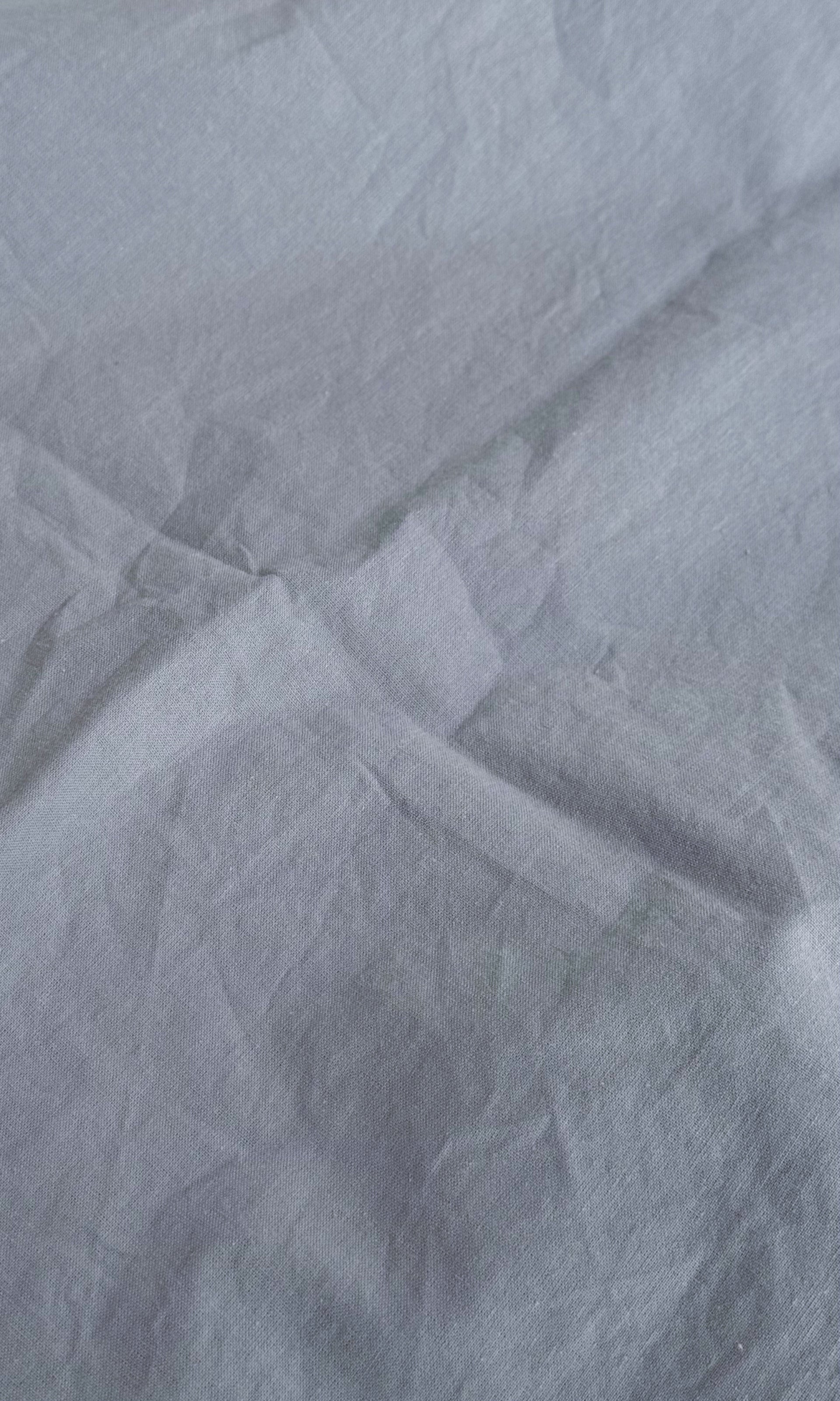 Washed cotton bedding Ash