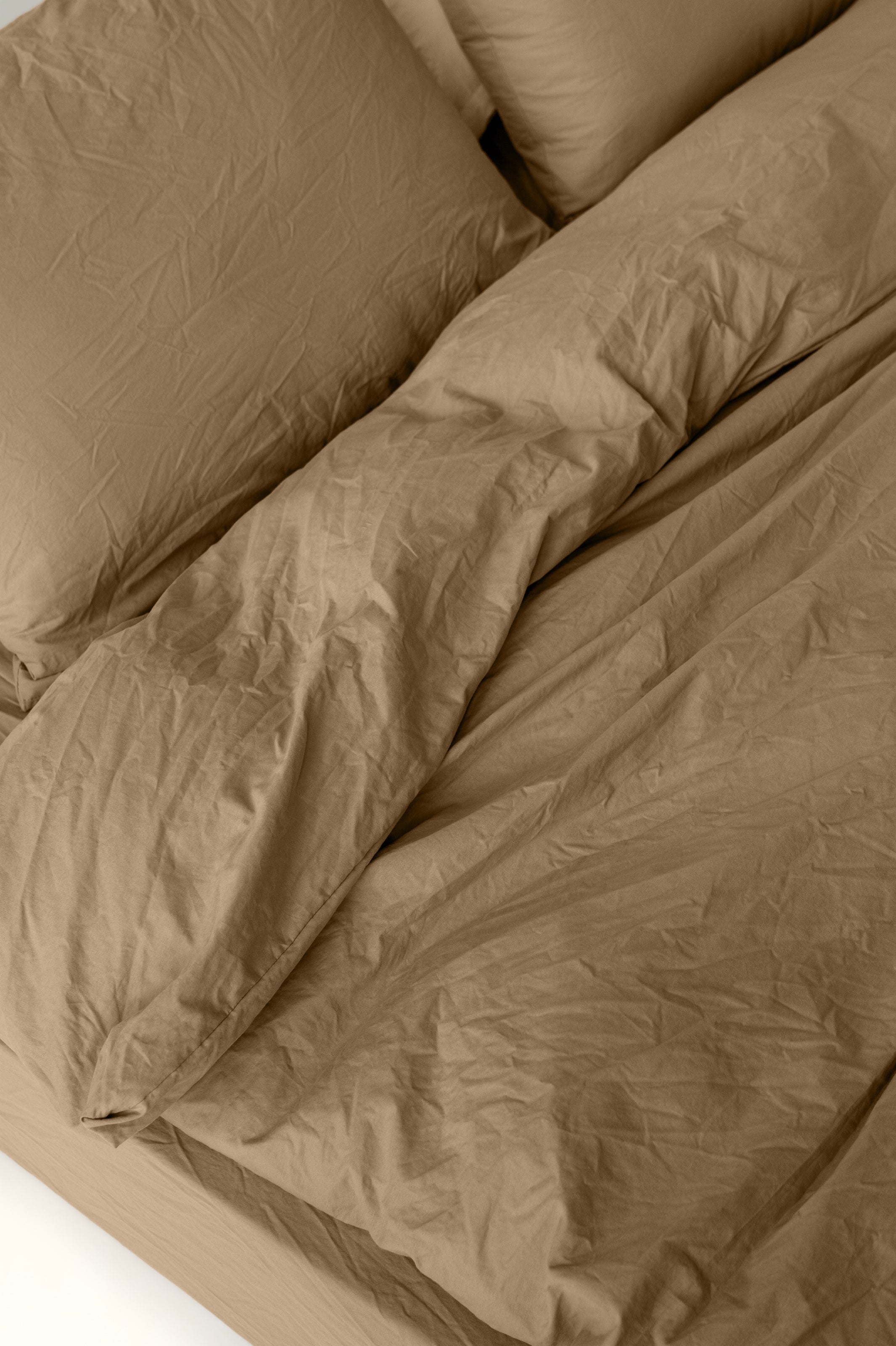 Washed cotton bedding Amber