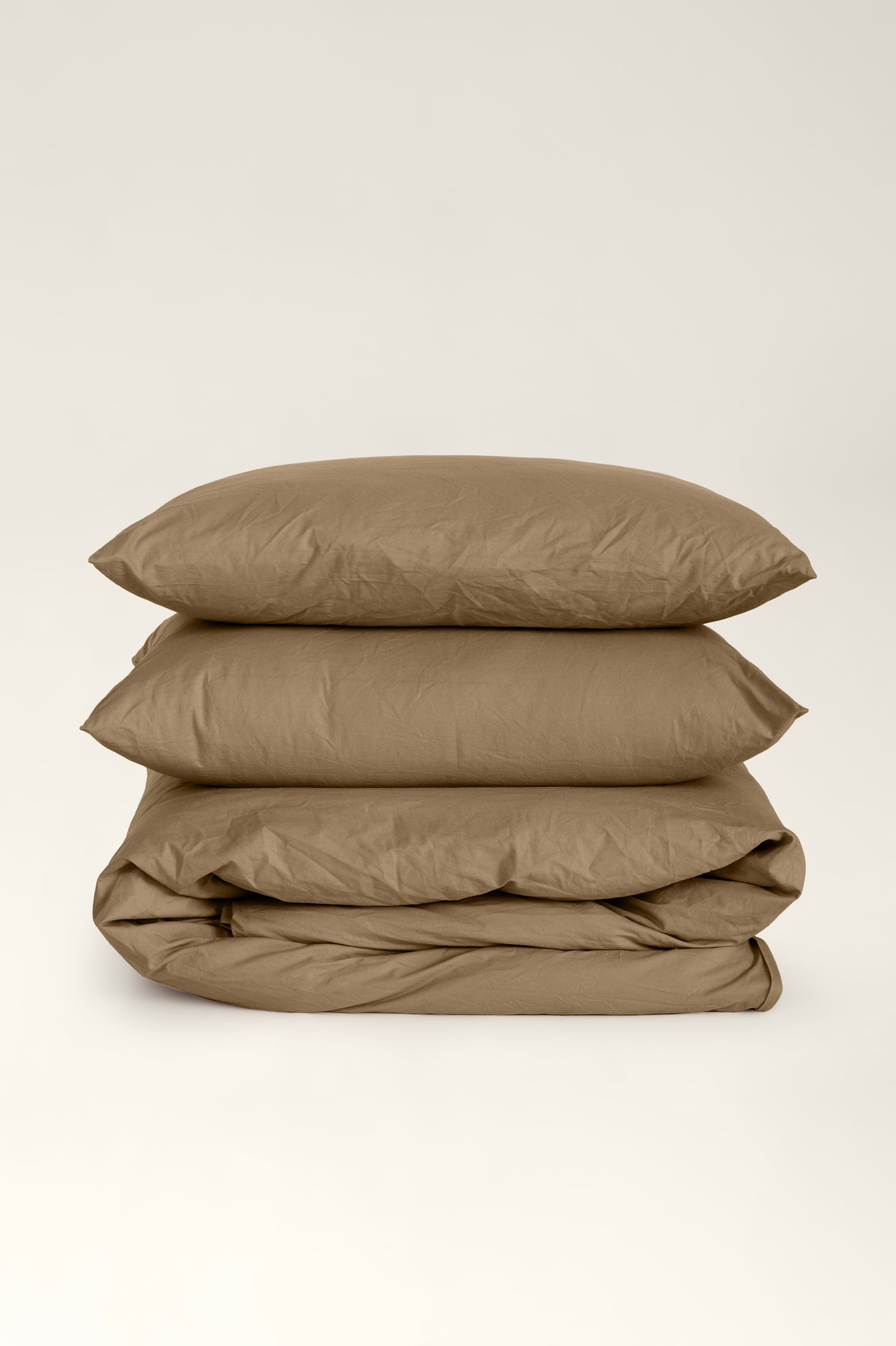 Washed cotton bedding Amber