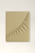 Washed cotton sheet Pistachio