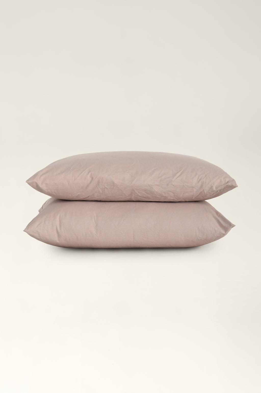 Washed cotton pillowcases Sand