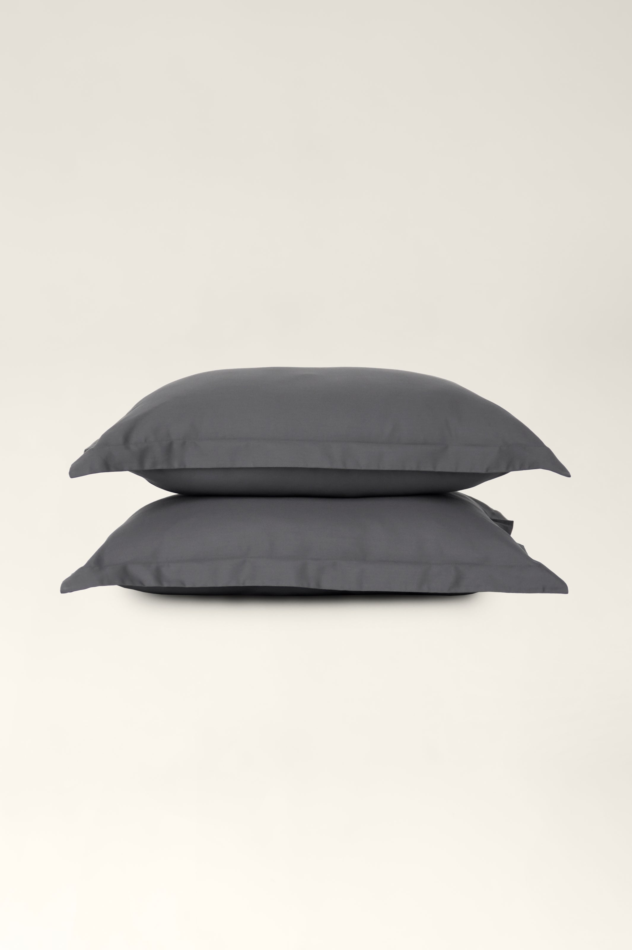 Graphite satin pillowcases