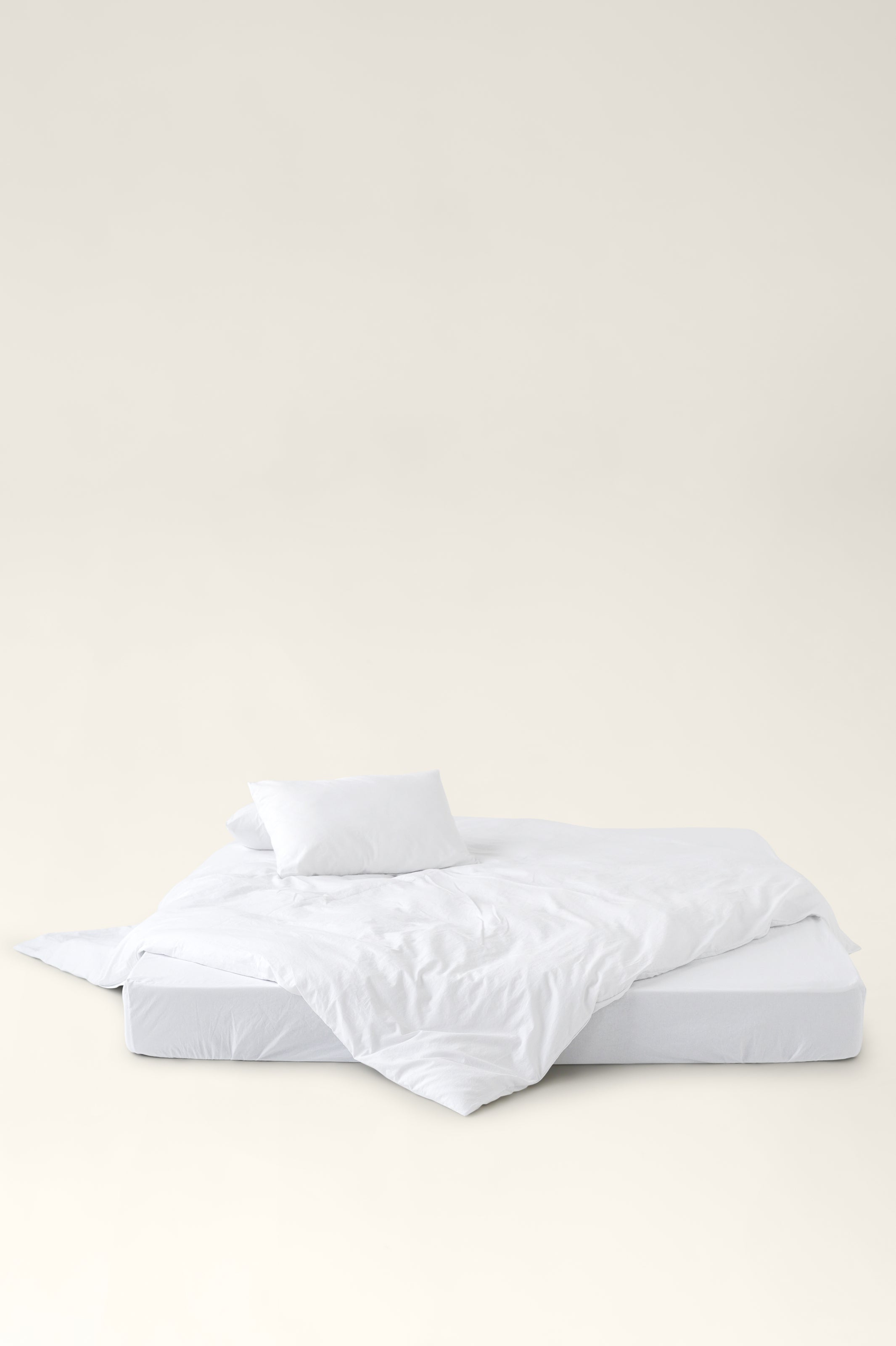 Washed cotton pillowcases Cloud