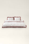 Satin bedding with ruffles Savoy
