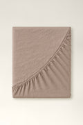 Washed cotton sheet Sand