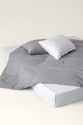 Washed cotton bedding Ash & Cloud