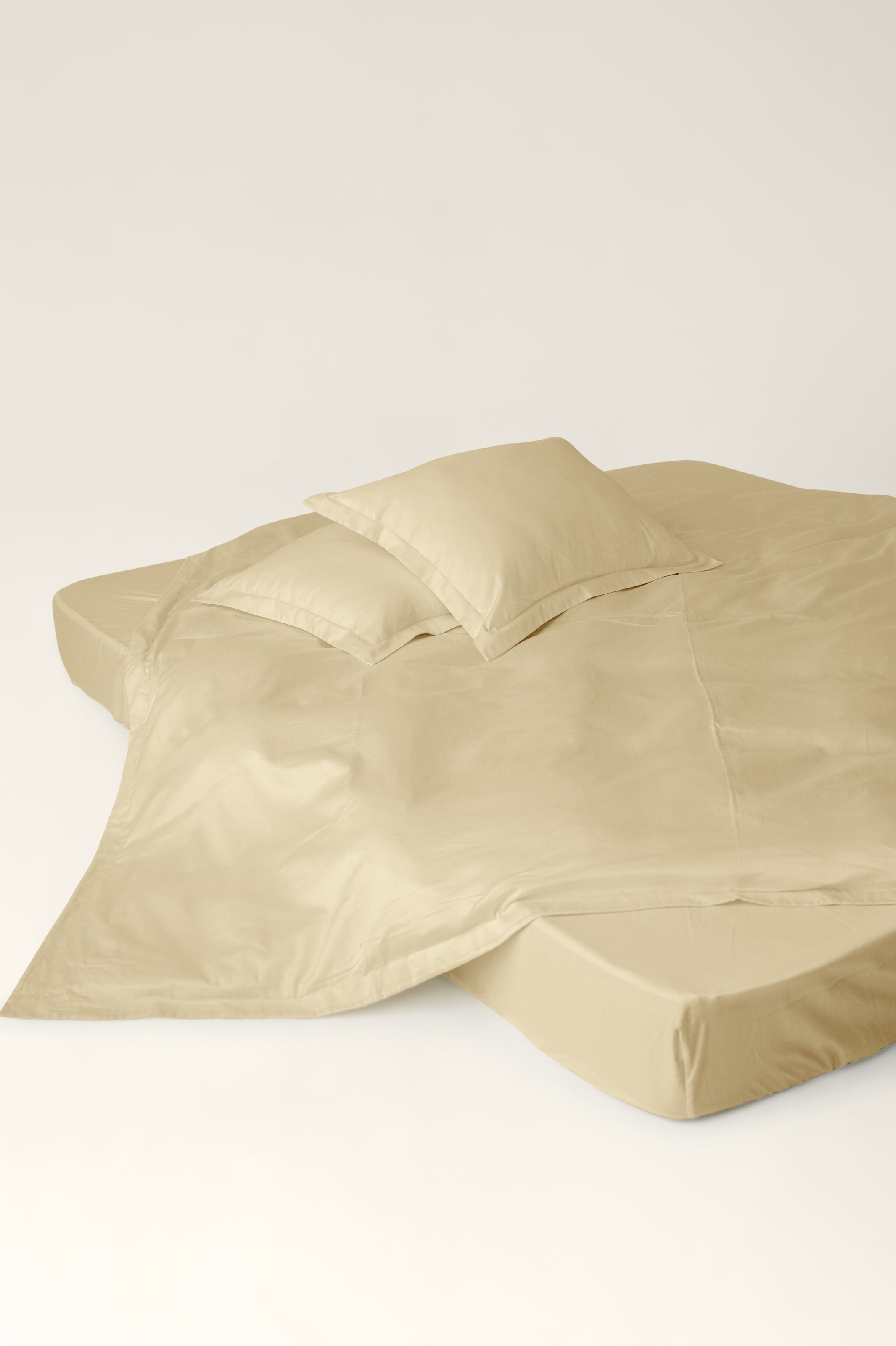 Satin bedding Butter