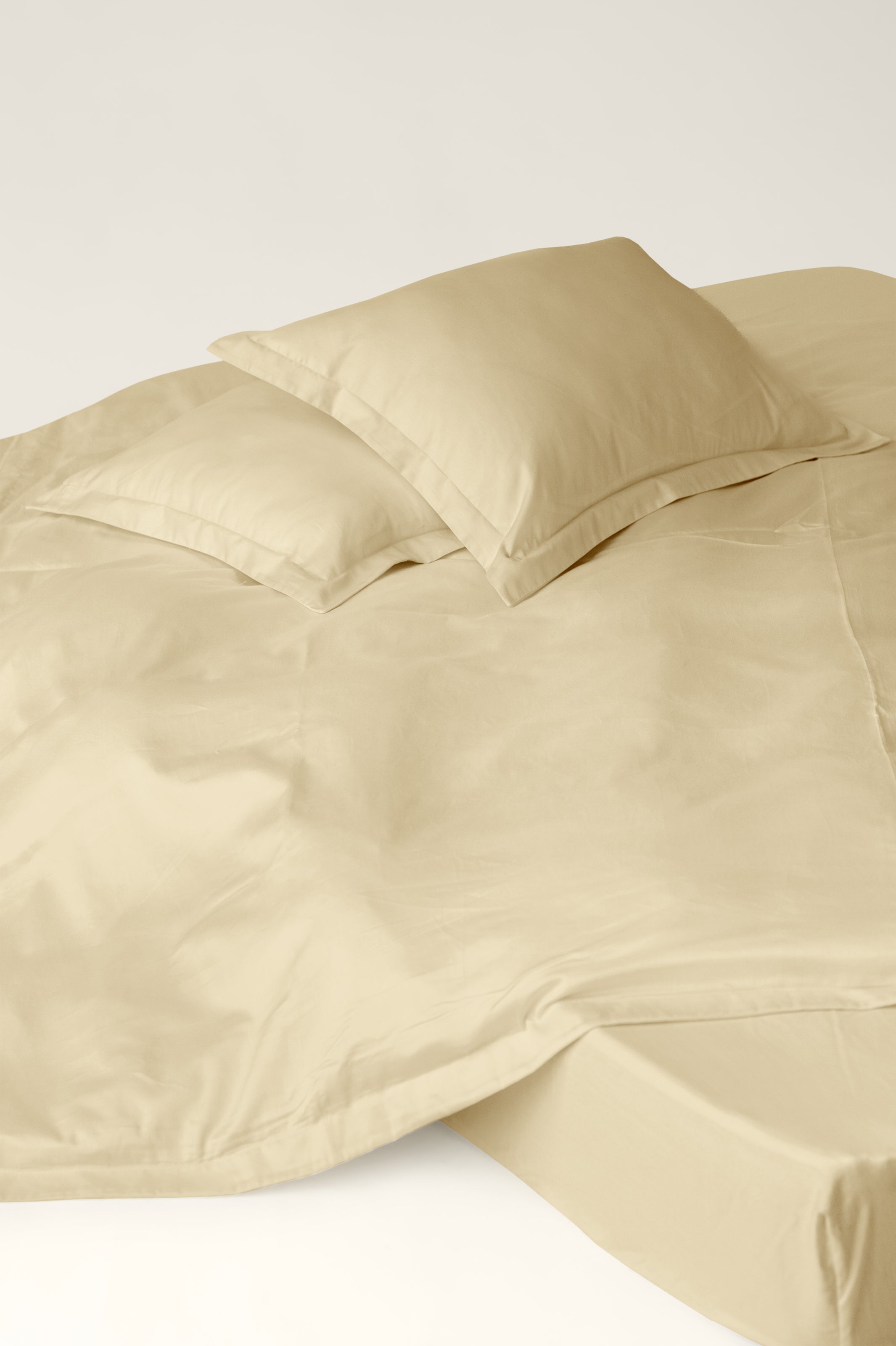 Satin bedding Butter