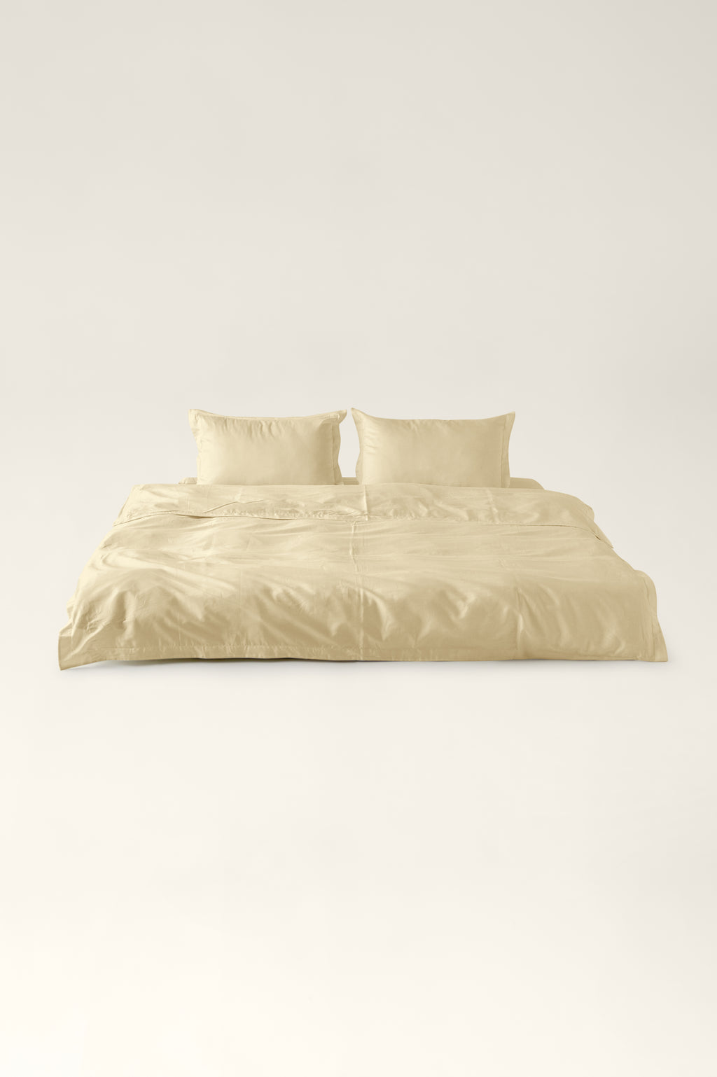 Satin bedding Butter