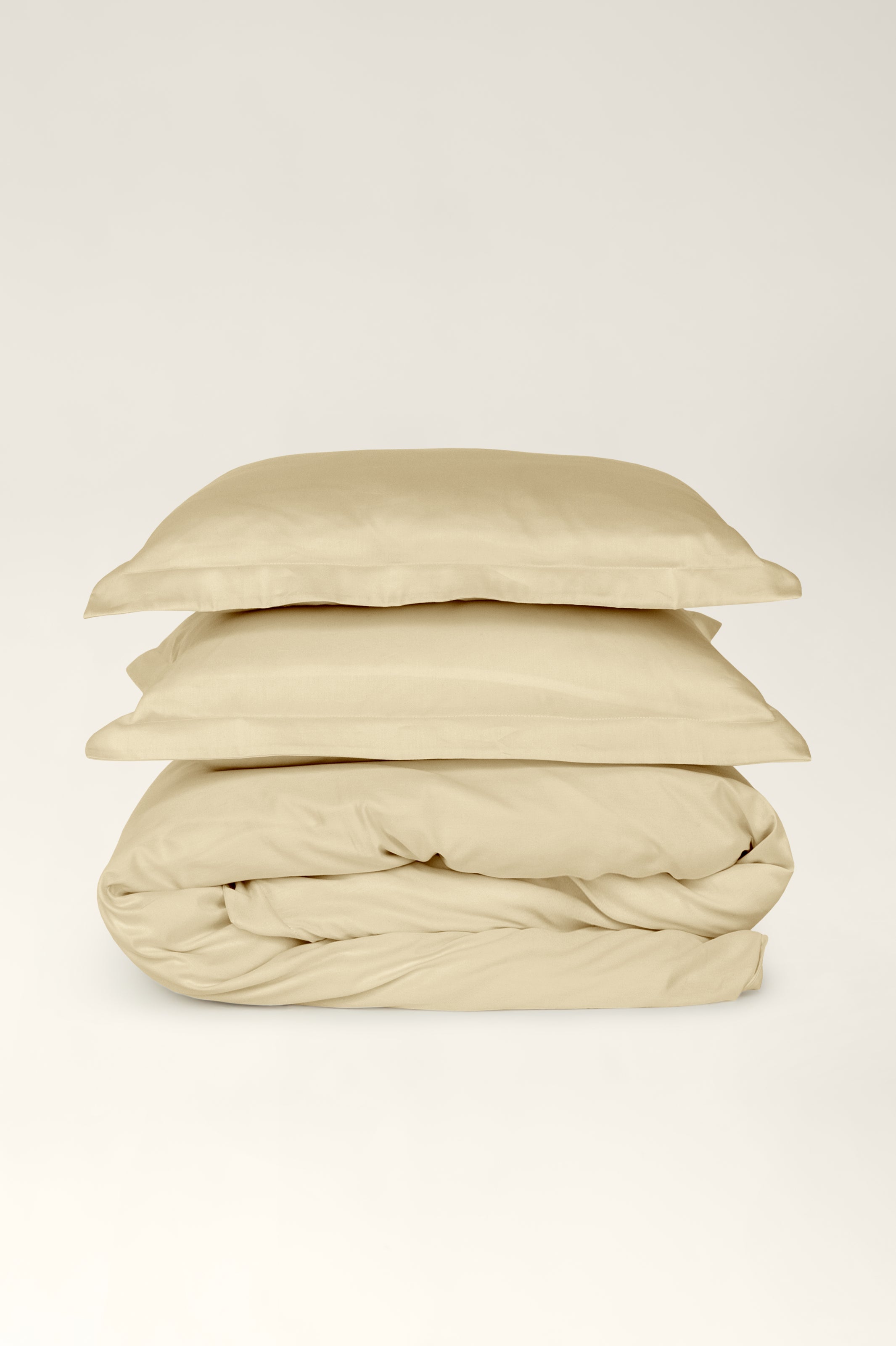 Satin bedding Butter