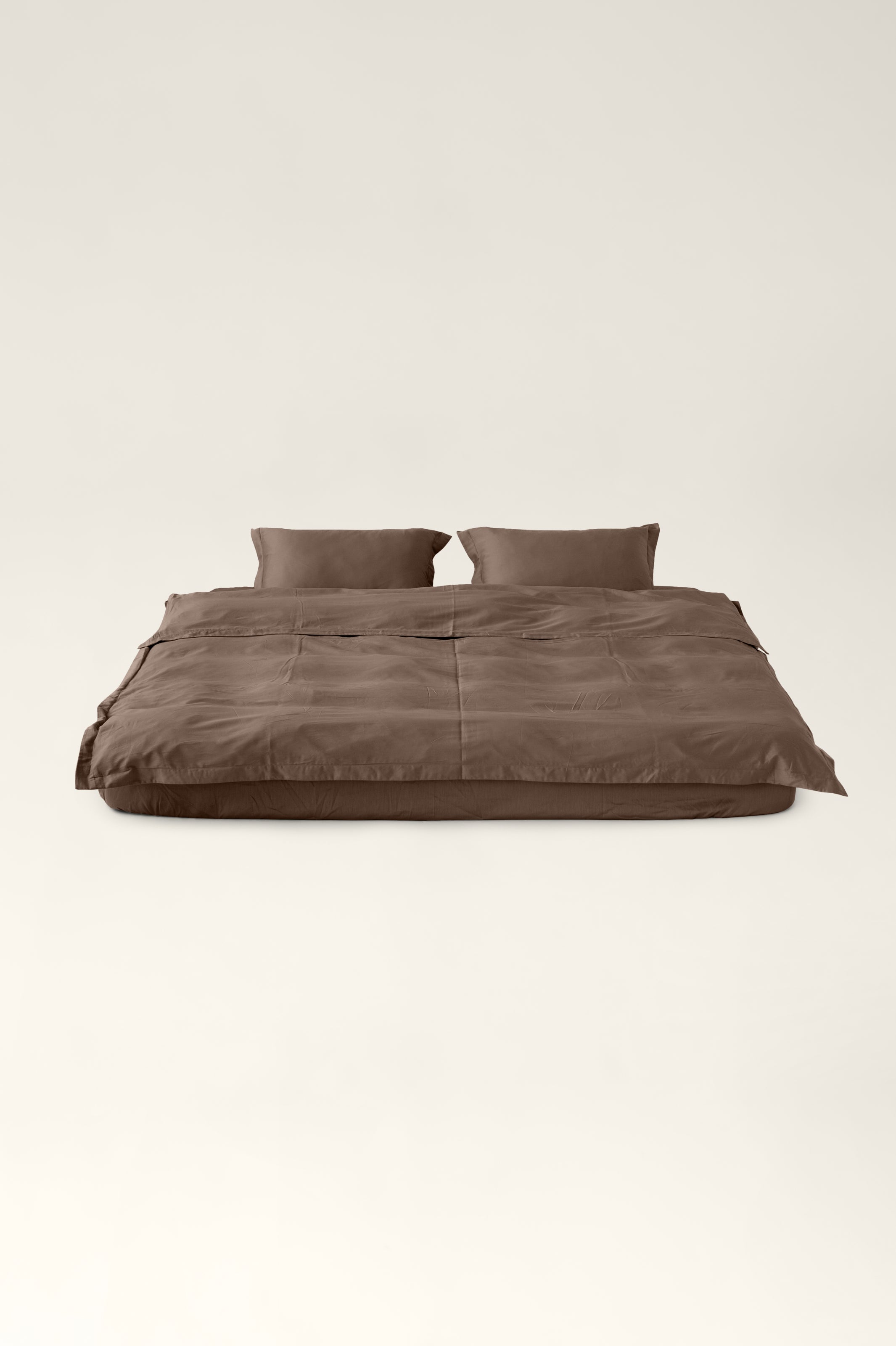 Satin bedding Santal