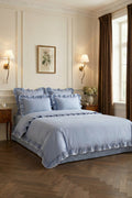 Ruffle satin bedding set – Delphi