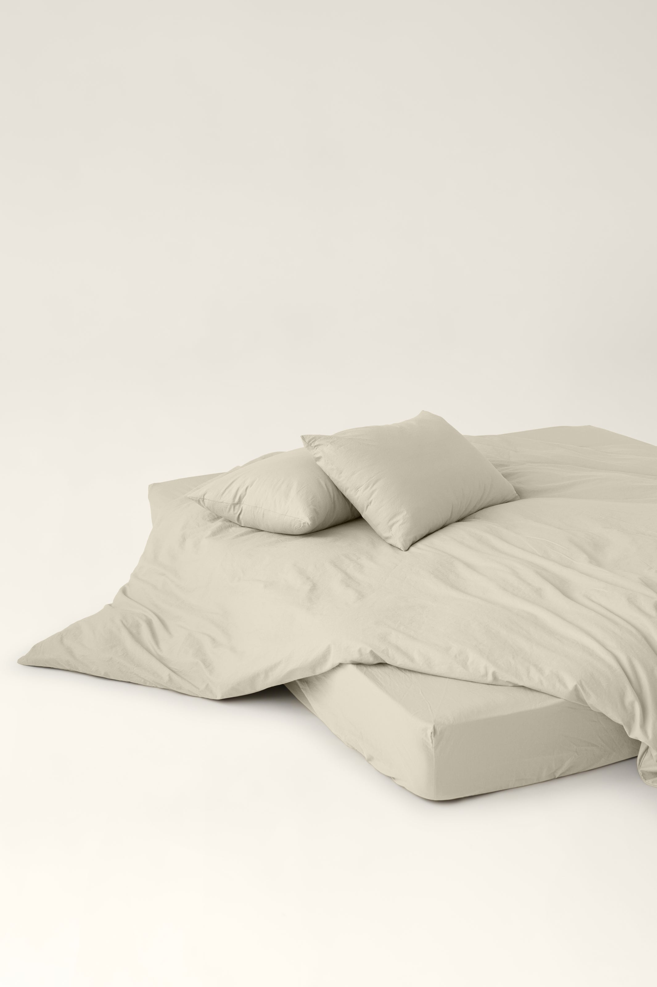 Washed cotton bedding Brie