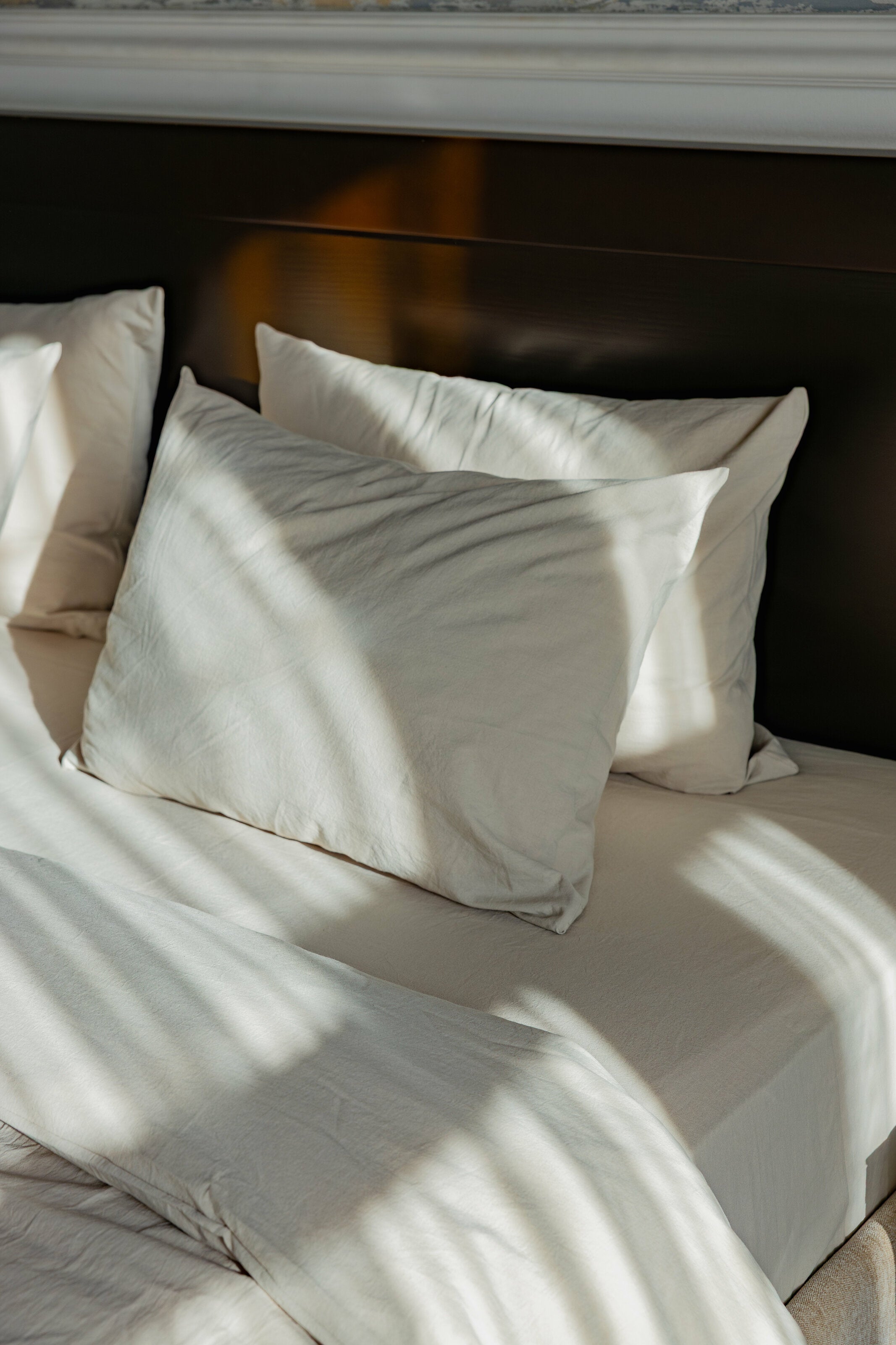Washed cotton bedding Brie