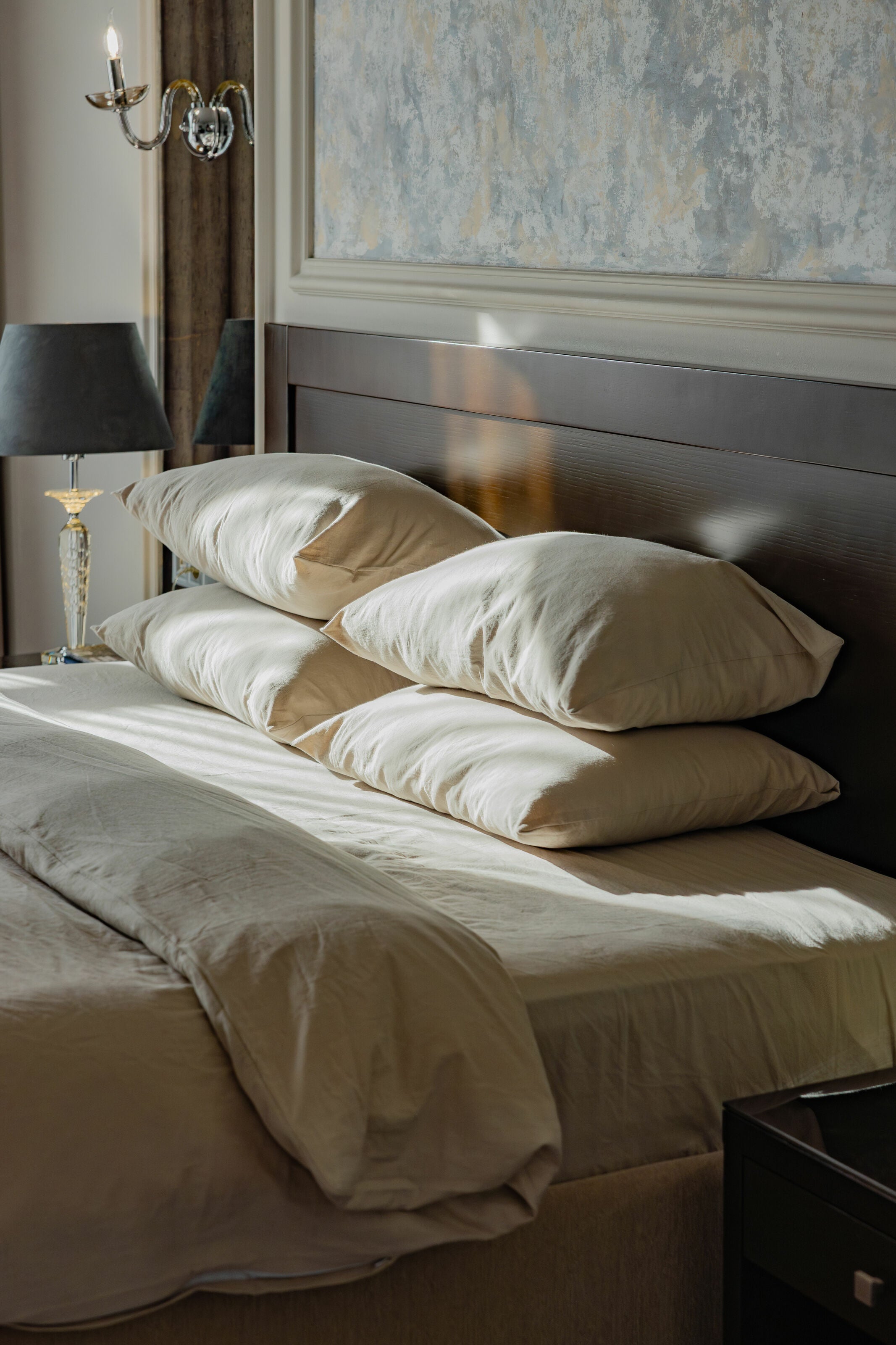 Washed cotton bedding Brie