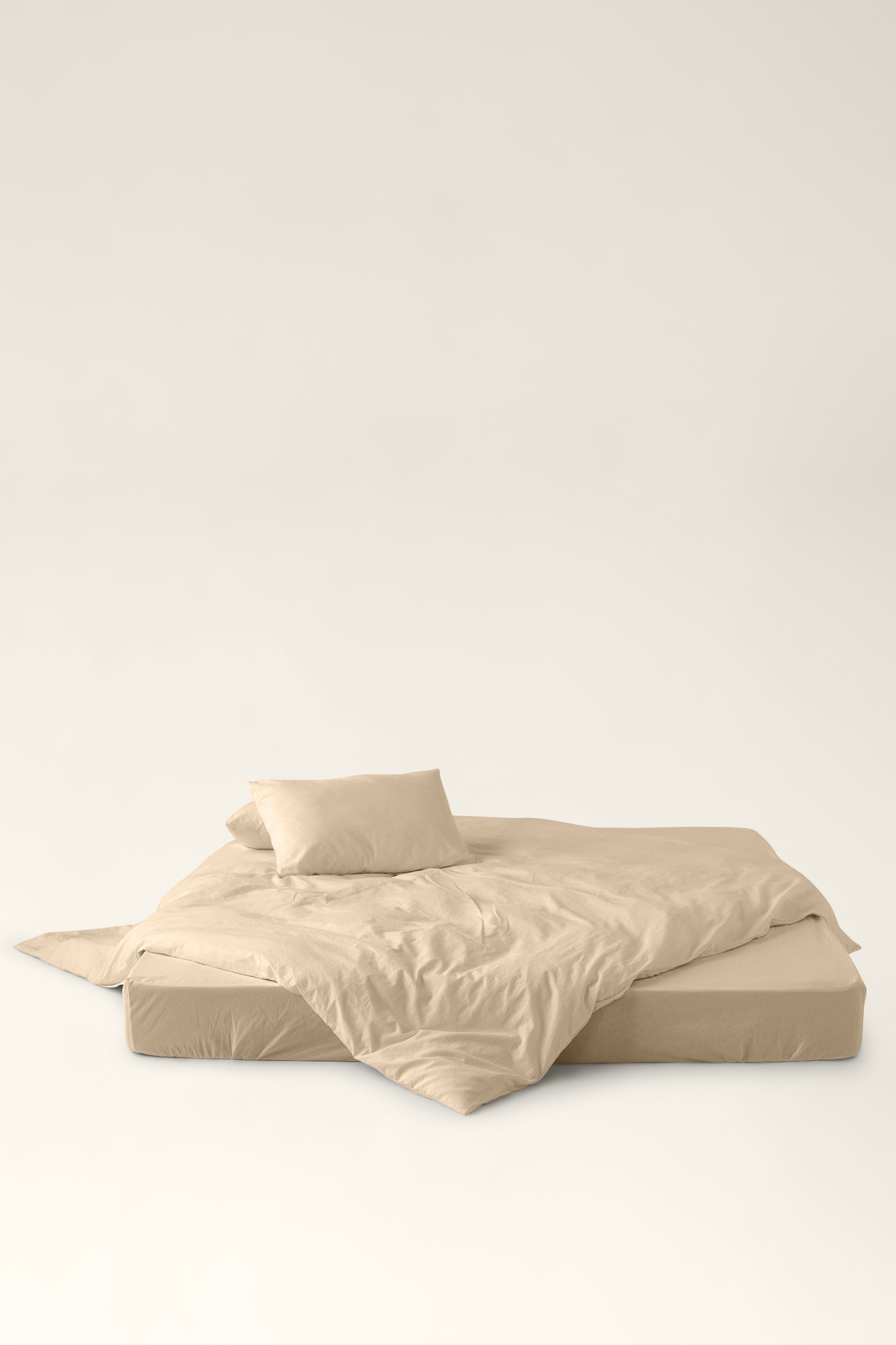 Washed cotton bedding Oat