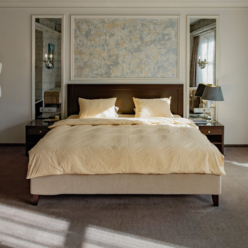 Washed cotton bedding Oat