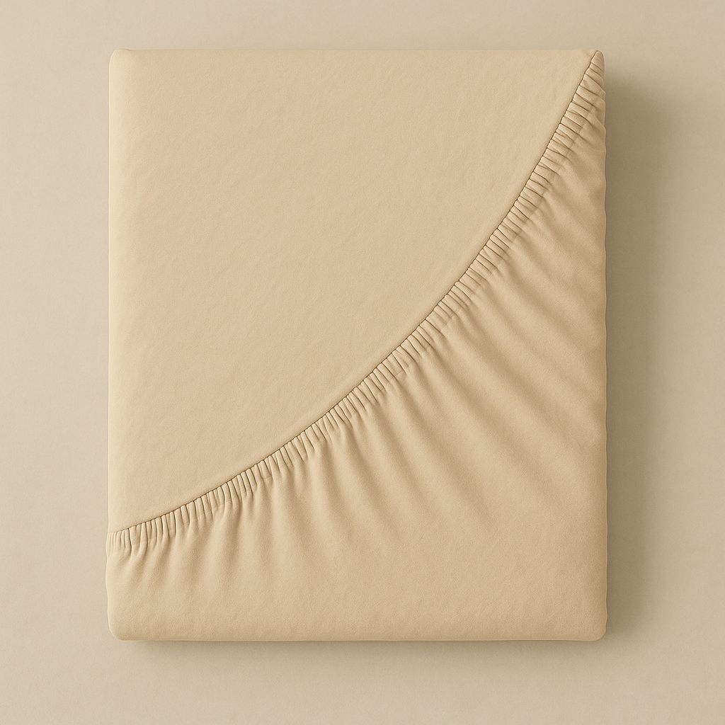 Washed cotton sheet Oat